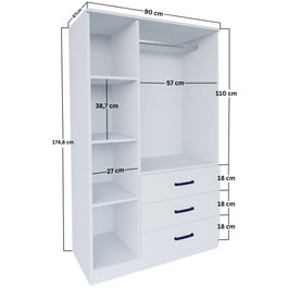 Hanah Home Easy 1600-52 Blanco mate